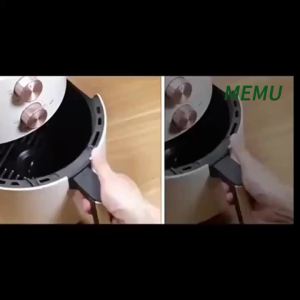 Air Fryer Silicone Baking Tray Air Fryer Silicone PotLiners Reusable Non-Stick Basket Food Grade Silicone BPA Free