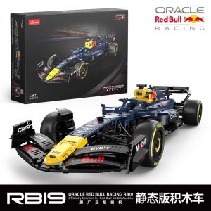 Starlight Red Bull F1 Building Blocks Remote Control Car Assembly Model Racing Car Boys Toy Gift Magnetic Tile Educational Toys