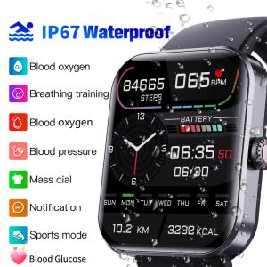 2025 New Smartwatch Blood Glucose Sugar Men Women 24 Hour Heart Rate Blood Pressure Waterproof Smart Watch Sport Tracker for gift girl fashion watches