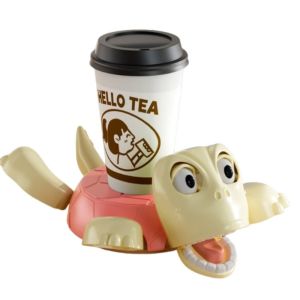 YOUYUEPIN Funny Turtle Coaster Pressure Activated Pop Up Eyes Limbs Surprise Cup Mat Heat Resistant Anti Slip Coaster Home Office Prank Toy Desktop Decoration