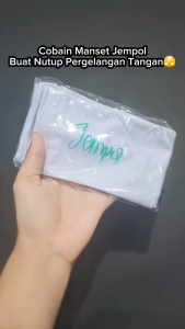 Manset Tangan Jempol Wanita Jersey Premium Polos Adem Nyaman Fleksibel Dipakai Sehari-hari Stylish