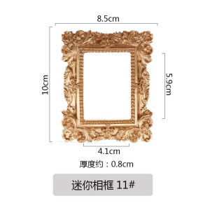 Creative American Dwarf Fridge Magnet Decorative 3D Magnetic Frame European Mini Picture Frame Adhesive Home Decorations