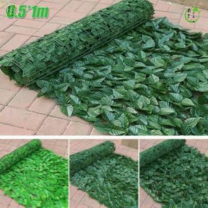 【LOCAL SELLER】50x100cm Artificial Flower Roll For Privacy Screen Pair Wall Fence Balcony Decoration
