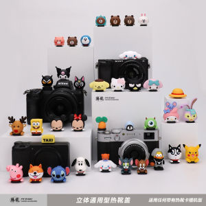 Pikachu Camera Hot Shoe Cover Compatible with M50 Canon R50 Fuji XS20 XT-50 Nikon Z30 Sony ZVE-10 Digital Accessories