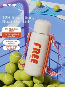 btif | Portable Insulated Water Bottle with Tea Strainer