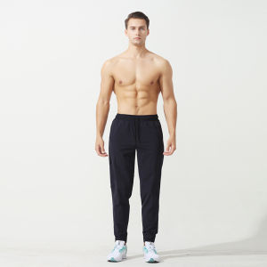 Mens Running Trousers Autumn Winter Morning Run Special Professional Long Running Pants with Mobile Phone Pocket Back Waist