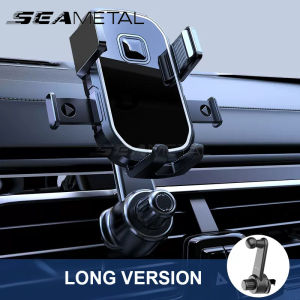 SEAMETAL Gravity Car Phone Holder with Hook Car Air Vent Clip Mount Not Fall Off Smartphone Stand GPS Navigation Support