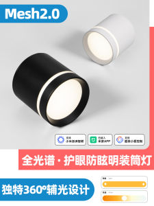 Đèn Khoét Trần Nhà Tròn Thông Minh Mesh 2.0 Lắp Trần Không Cần Khoan Điều Chỉnh Vô Cực Chống Mờ Không Có Đèn Chủ Yếu Đã Kết Nối Với Ứng Dụng Mi Home
