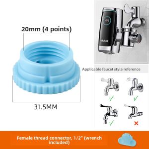 Plastic Adapter for Kitchen And Bathroom Faucet Instant Electric Water Heater Accessories Quick Connect Filter Water Purifier