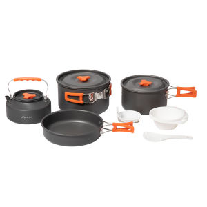BSWOLF | Outdoor Portable Aluminum Cookware Set For Gas Stove
