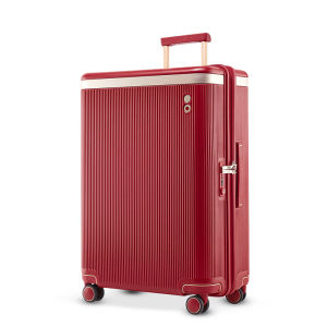 Echolac | Scratch-resistant Customized Suitcase with Decorative Stripes PC