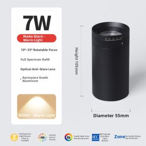 TONGZHIGUANG | Adjustable Spotlight Dimmable Small Angle LED Light RA98