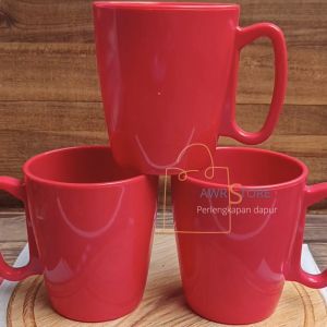 PROMO 1 LUSIN MUG MELAMIN TEBAL ANTI PECAH GELAS MINUM HARIAN TEBAL DAN FOODGRADE