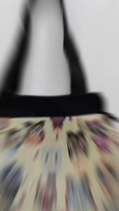 Beg Thailand Kasual Ditsy Floral Canvas Printing Beg Tote Bahu Berkapasiti Besar untuk Wanita. Thailand bags Casual Ditsy Floral Canvas Printing Large Capacity Shoulder Tote Bag for Women