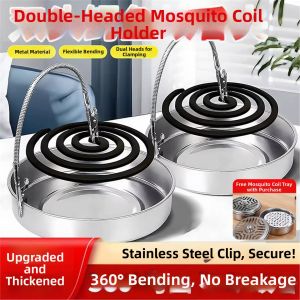 JIUQI | Dual-Ended Flexible Mosquito Coil Holder 304 Stainless Steel