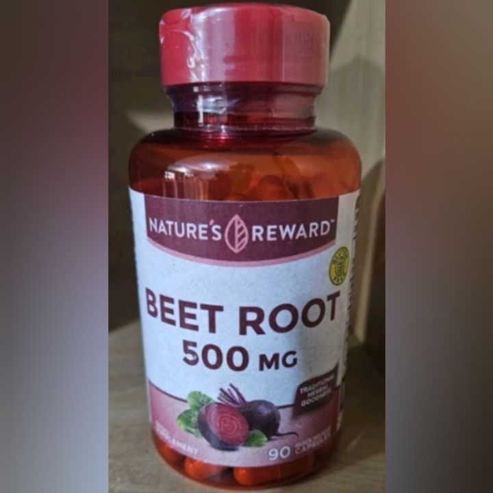 Beet Root capsules 500mg 90 capsules EXPIRY: August 2024 Nature's ...