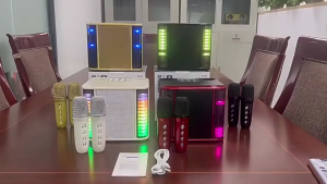 YS235 home karaoke bluetooth speaker wireless home KTV singing microphone speaker integrated microphone speaker