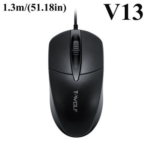 Kebidumei | KEBIDUMEI USB Wired Mouse Classic Office Mouse Ergonomic Optical Gaming Mice Computer Accessories For PC Laptop Windows MacOS