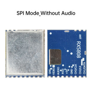 Aideepen | RX5808 4.9G-5.8G Audio Receiver SPI Control Wireless Audio Video Receiving Module for FPV Systems RC DIY Electronic Kit