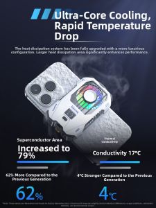 Jipingfan | Wireless Silent Cooling Phone Cooler Game Streaming Specialized