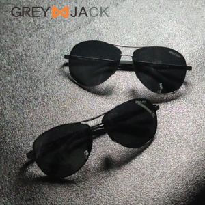 Grey Jack Kacamata Hitam Sunglasses Anti Silau UV400 Polarized Model Aviator Alumunium Magnesium Fashion Pilot Fashion Laki-laki dan Wanita 161