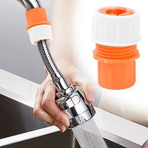 1/3Pcs Water Hose Quick Connectors Universal Faucet Interface Backflow-proof Irrigation Fast Joints Garden Watering Pipe Accessory