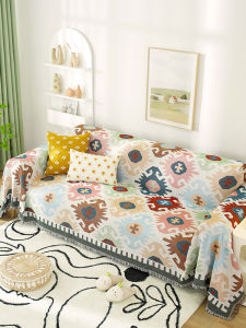Scandinavian INS Style Sofa Cover Full Three Seat
