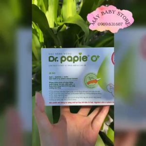 [CHÍNH HÃNG] Gạc rơ lưỡi Dr.Papie 0+ làm sạch và bảo vệ răng miệng cho bé (Hộp 30 gói)