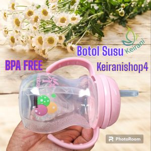 MINITREE 2IN1 BABY FEEDING BOTTLE WIDENECK 2 FUNGSI BISA DOT BISA SEDOTAN SIZE 180ML BOTOL SUSU BAYI BAHAN PP BERKUALITAS BPA FREE
