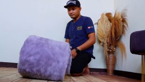 Karpet Quilting Bulu Rasfur Ukuran 180x80cm Antislip LP