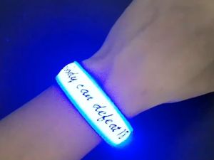 Adjustable LED Safety Armband Glow Strap Night Jogging Accessories Reflective Warning Light Runners