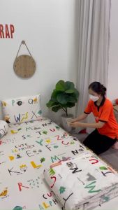 Ga Chống Thấm Kích Thích Thị Giác Cho Bé Drap Chống Thấm Tuyệt Đối Không Nóng Bí Không Sột Soạt (Mẫu Mới)