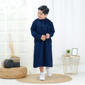 Jubah anak usia 1-13tahun bahan catton toyobo bisa pilih warna