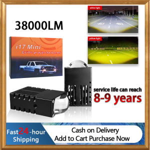 【In Stock & Fast Dispatch】2PCS Mini LED Car Driving Lights Two-Color Sportslights Motorcycle Headlights Universal Fog Lights Waterproof Auxiliary Lights High Power