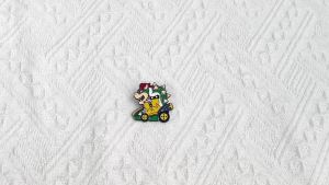 Bandai | Hoạt Hình Khủng Long Bowser Đua Xe Kart Men Thổ Cẩm Cổ Điển Nhân Vật Trò Chơi Ve Áo Pin Anime Phụ Kiện Sưu Tập Quà Tặng Cho Người Hâm Mộ