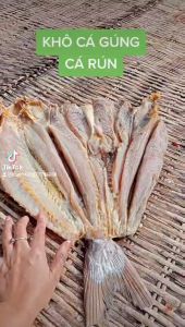 KHÔ CÁ RÚN( KHÔ CÁ GÚNG) ĐẶC SẢN NẤU CANH SIM LO-[GIÁ TỐT HCM] Khô Cá Rún( Thều) Chắc Thịt
