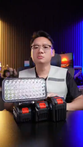 Đèn LED Siêu Sáng Sử Dụng Pin Makita 55 LED Với 2 Chế Độ Sáng Có Cổng Sạc Điện Thoại USB TS