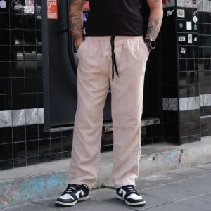 กางเกงขายาวลูกฟูก ขากระบอกผู้ชาย รุ่นยอดฮิต เอวยาวยืด Freesize(28-36)
