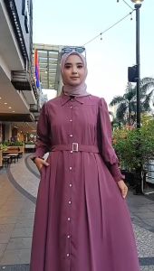 Dress Wanita Gamis Kondangan Modern Terbaru Baju Dress Premium Kekinian Gamis Muslimah Terlaris