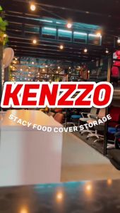 KENZZO STACY Stackable Food Cover / Transparent Stackable Food Insulation Cover / Food Cover / Tudung Saji Bertingkat / Penutup Makan / Bekas Saji