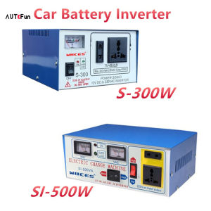 AUTOFun S-300W 12V DC TO 220VAC Household Inverter Power Supply With Charger Vehicle Inverter