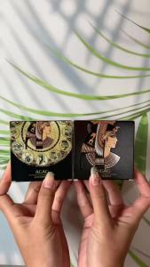 สินค้าส่งเร็ว เเป้งอัดแข็งเนื้อแมท AGAG คุมมันกันน้ำ เนื้อแป้งเนียนละเอียด มีกระจกในตัวและแถมพัฟ ขนาด12g. No.6616