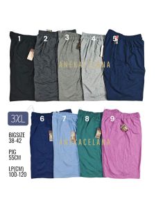 Celana Pendek Jumbo Besar Bigsize Bahan Kaos Baby Terry 3XL
