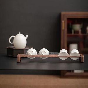 Walnut Wooden Cup Drying Shelf