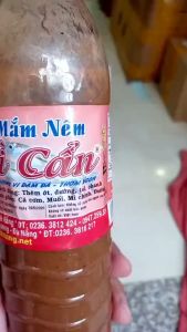 Đặc sản Đà Nẵng - Miền Trung - Mắm nêm DÌ Cần - chai 500ml