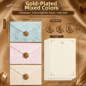 YUGUANG | Romantic Vintage Writing Paper and Envelope Set