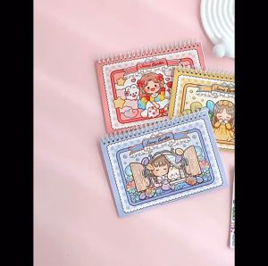 Garden/Secret Dream Telado Sticker Set 手账胶带贴纸双面A4/A5 - 花园小筑/秘境追梦