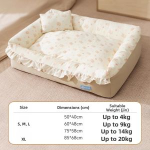 hipidog | Seasonal Universal Washable Dog Bed for Small Dogs