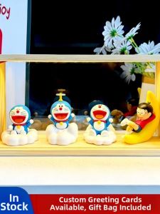 XUNNIAN | Doraemon and Nobita Figurine Creative Night Light