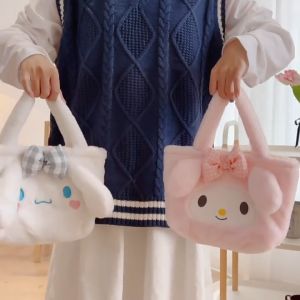 Túi xách tay Gấu Bông KUROMI xinh xắn mềm mại cho bạn nữTúi xách Kawaii Sanrio Lolita Nhật Bản dễ thương -ĐƯỢC CHỌN MẪU